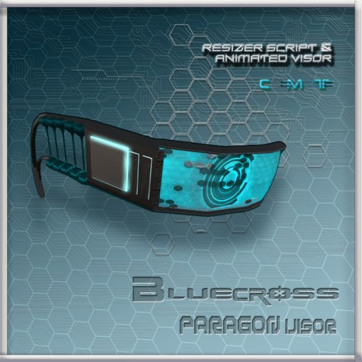 Second Life Marketplace [Bluecross] PARAGON Visor (Bluecross)